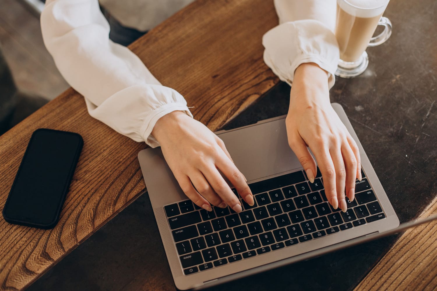 woman in front of a laptop computer